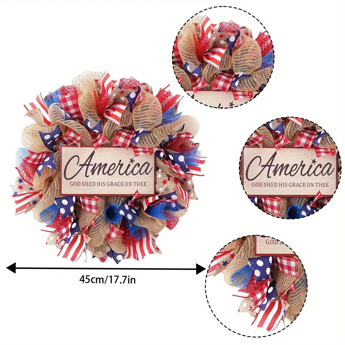 4th of July Wreath