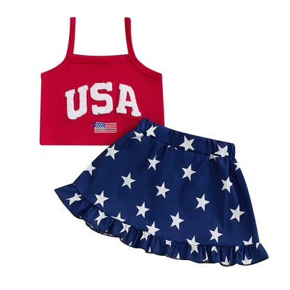 Toddler Girl 4th of July Outfit