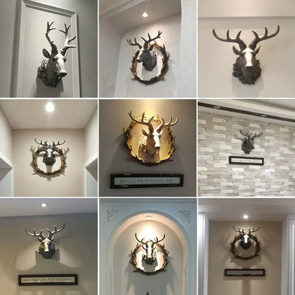 Deer Head Wall Hanging Decoration