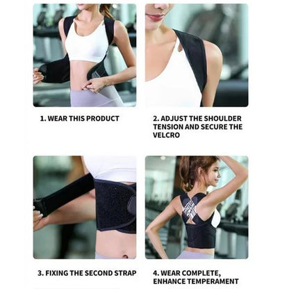 Adjustable Back Brace Posture Corrector for Men and Women
