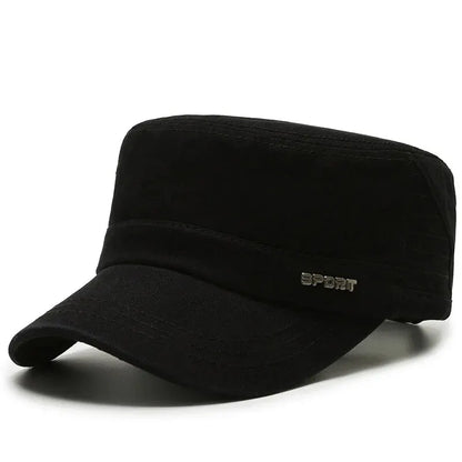 Men’s Casual Military Flat Cap