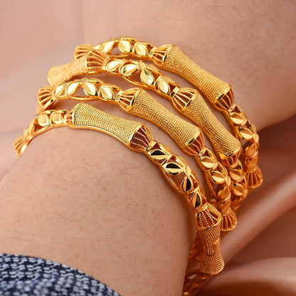 Gold Plated Bridal Bangle Bracelet