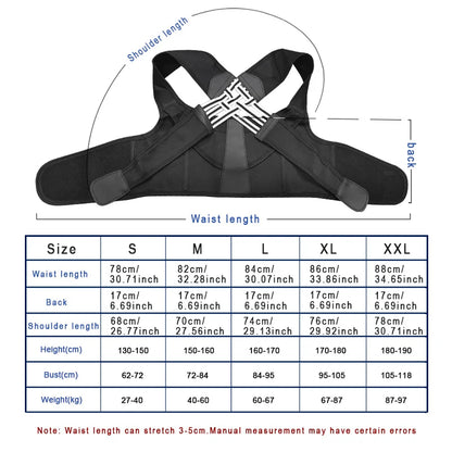 Adjustable Back Brace Posture Corrector for Men and Women