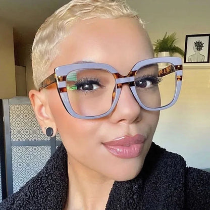 Retro Square Blue Light Glasses