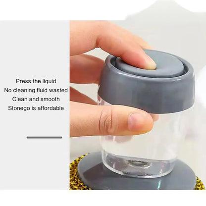 Portable Soap Dispensing Brush