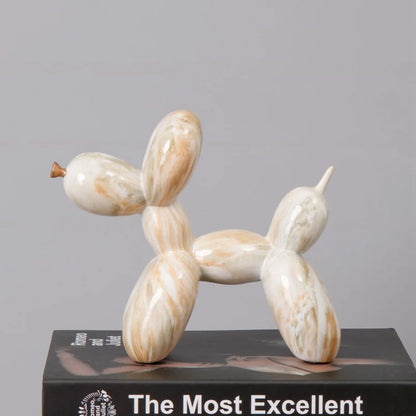 Exquisite Dog Figurine Sculpture