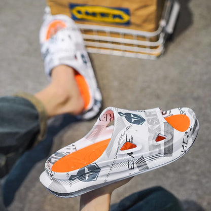 Men's Printed Summer Slides