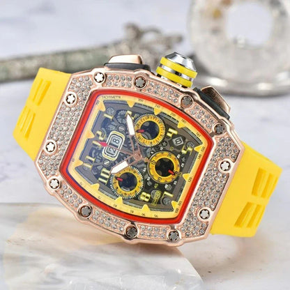 Multifunctional Barrel Quartz Watch