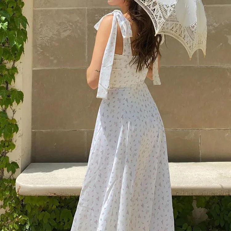 Floral Tight Camisole Dress