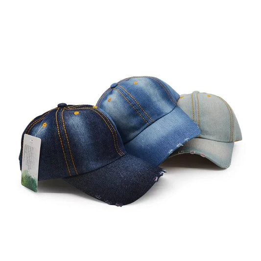 Unisex Vintage Denim Cap