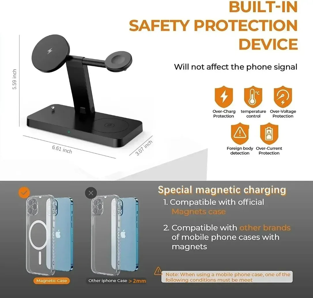 Foldable Magnetic Charge Dock