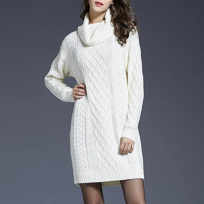 Plus Size Knitted Sweater Dress