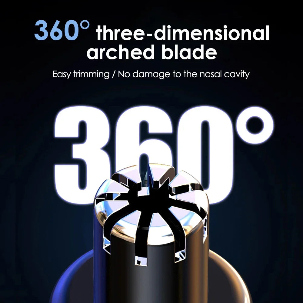 Rechargeable Electric Nose Hair Trimmer for Men & Women