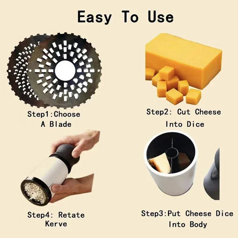 Dual Blade Cheese Grater