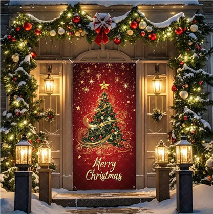 Christmas Santa Door Banner