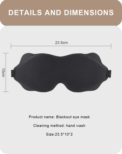 3D Sleep Mask for Eyes Travel Aid