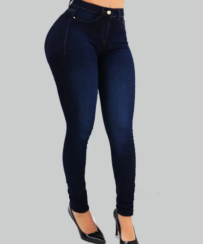 Woman's High Waist Denim Jeans