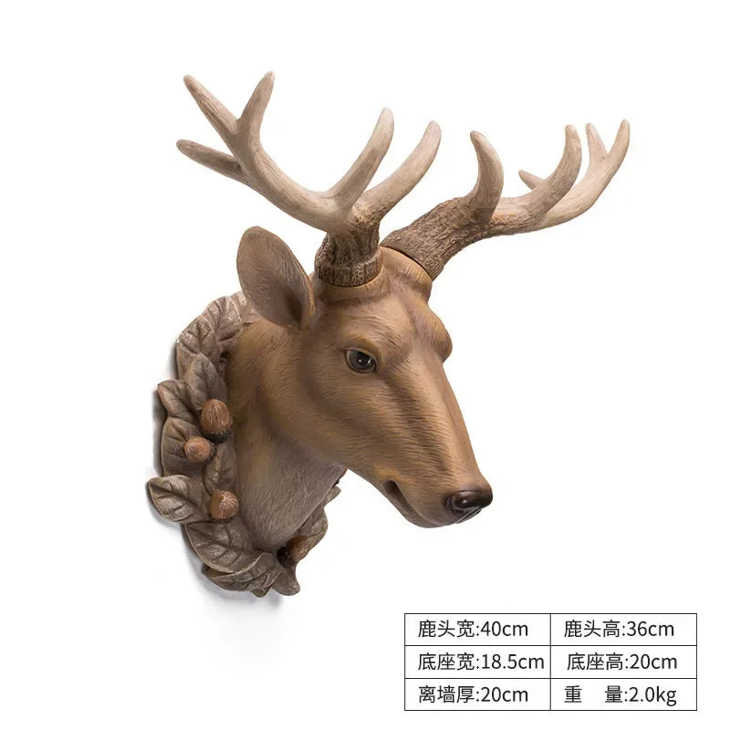 Deer Head Wall Hanging Decoration