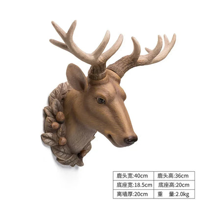 Deer Head Wall Hanging Decoration
