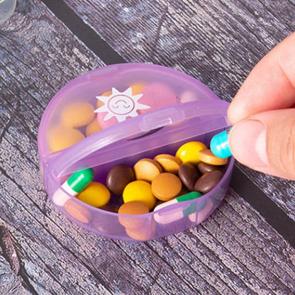 Rainbow Weekly 7-Day Pill Organizer Box