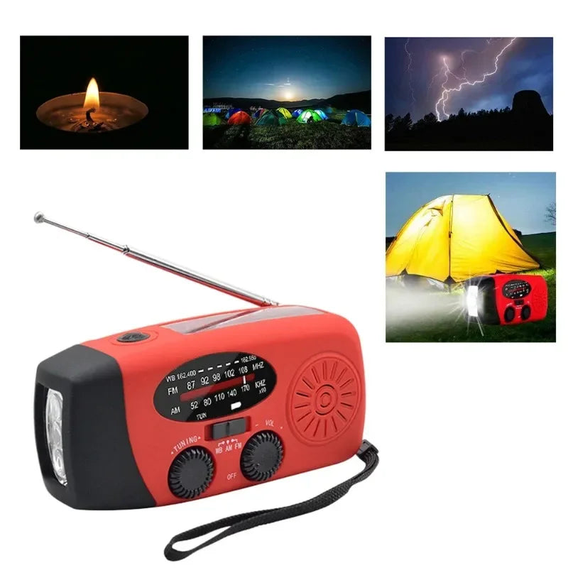 Hand Crank Emergency Radio with Power Bank