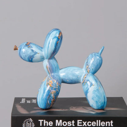 Exquisite Dog Figurine Sculpture