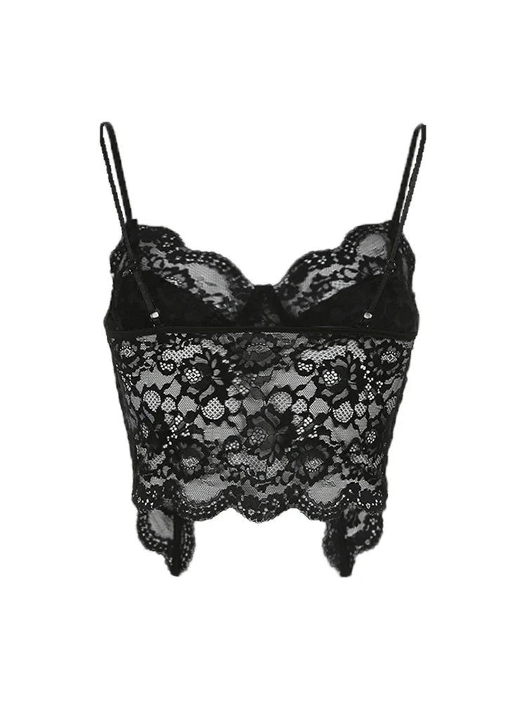 Gothic Lace Crop Top