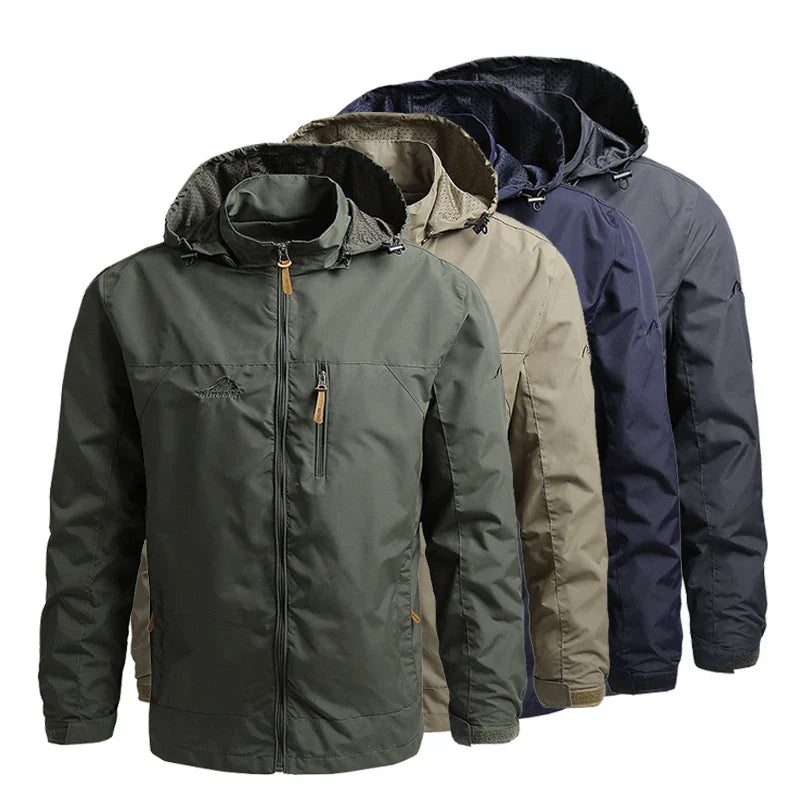 Men’s Tactical Waterproof Windbreaker