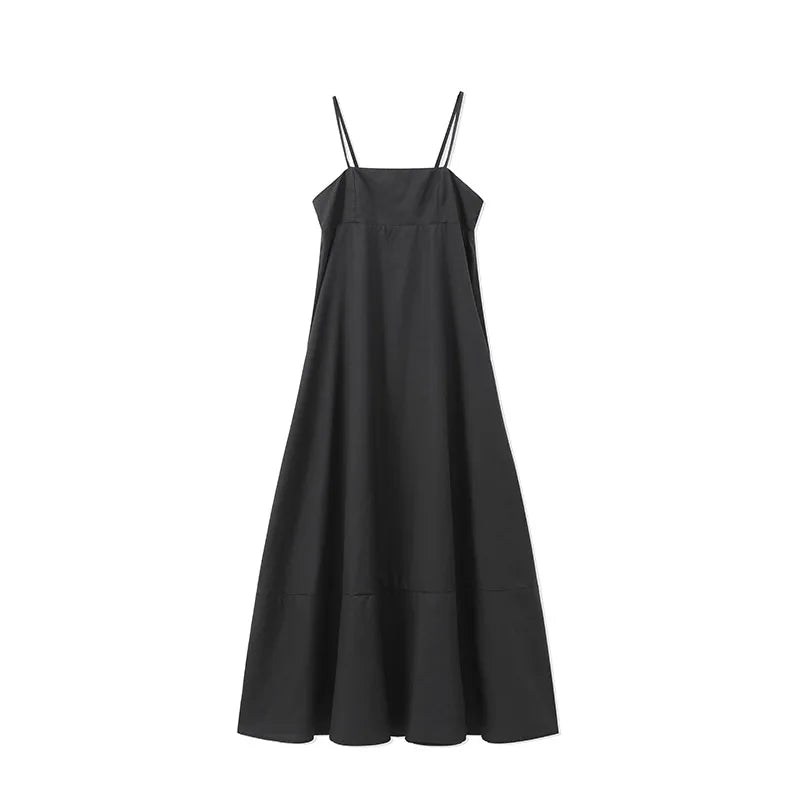 Black Backless Long Dress