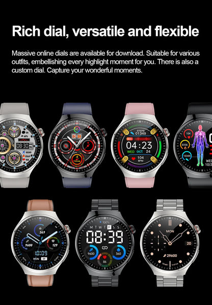 2025 GUHUAVMI Nursing Smartwatch with ECG & Uric Acid Monitor