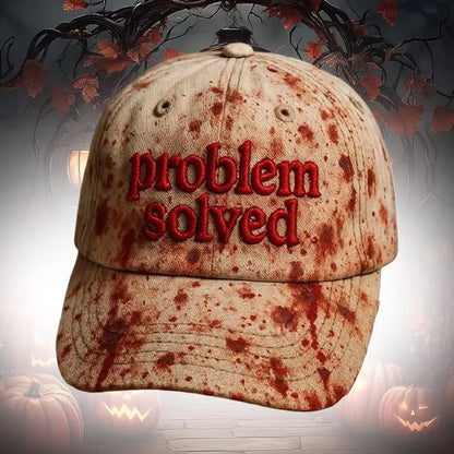 Bloody Embroidered Halloween Hat