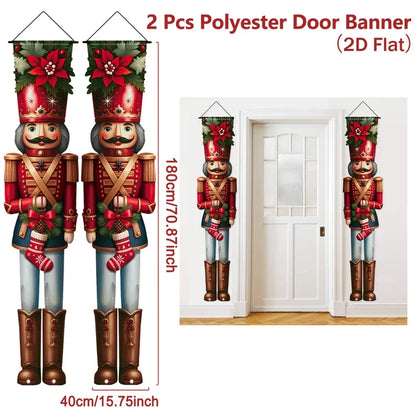 Christmas Nutcracker Door Banner
