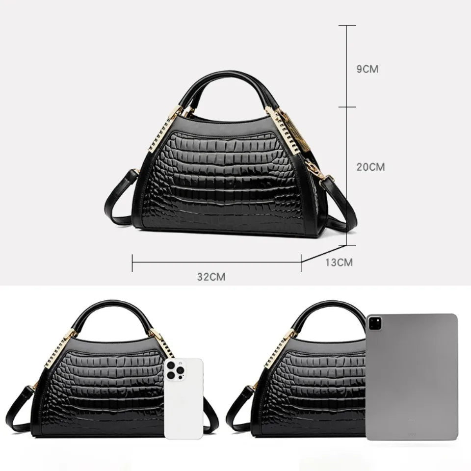 Luxury Alligator Crossbody Bag