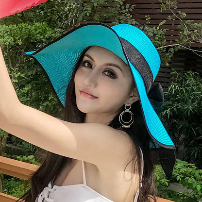Foldable Summer Straw Hat