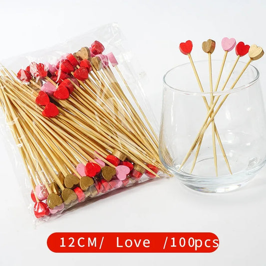 Red Heart Bamboo Sticks