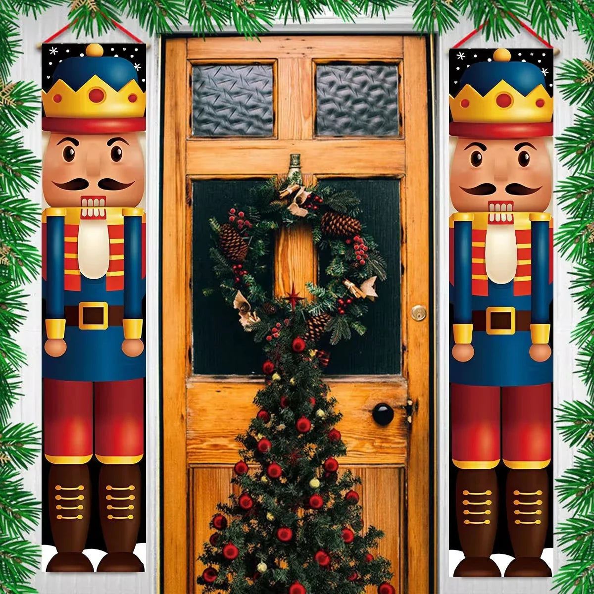 Christmas Hanging Door Banner