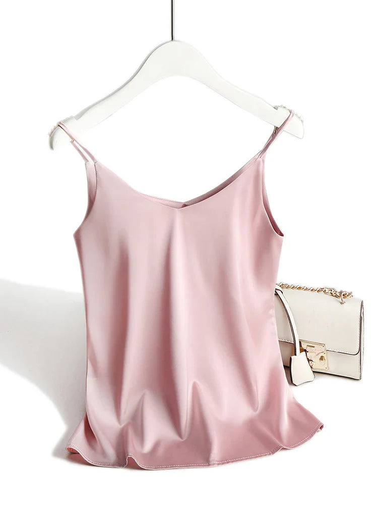 Halter V-Neck Tank Top