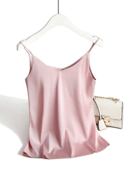 Halter V-Neck Tank Top