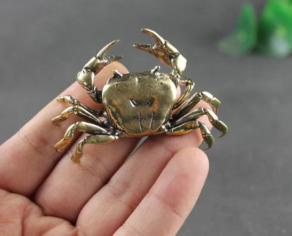 Brass Crab Desk Ornament