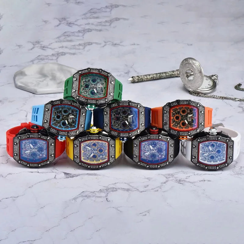 Multifunctional Barrel Quartz Watch
