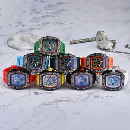 Multifunctional Barrel Quartz Watch