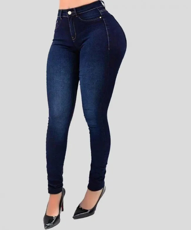 Woman's High Waist Denim Jeans