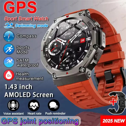 T-Rex 3 Military GPS Smartwatch – Rugged & Waterproof