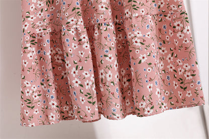 Floral Bohemian Chiffon Maxi Dress