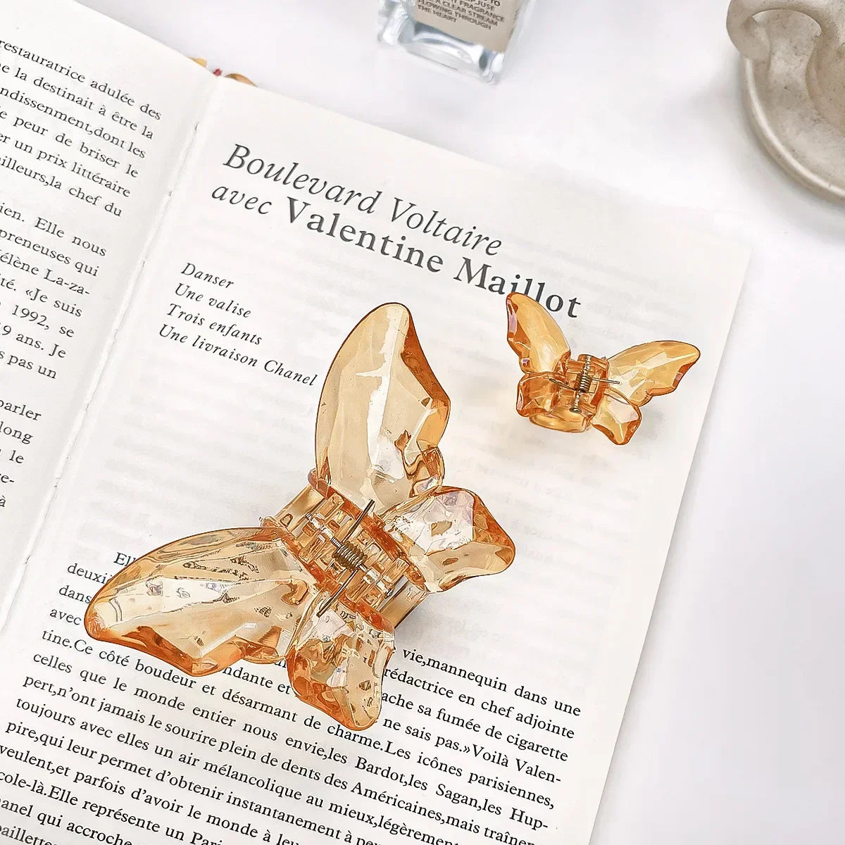 Crystal Butterfly Hair Claw