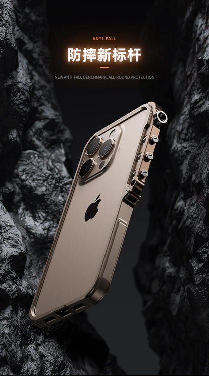 Luxury Aluminum Metal Bumper Frame for iPhone 15 & 16 Series