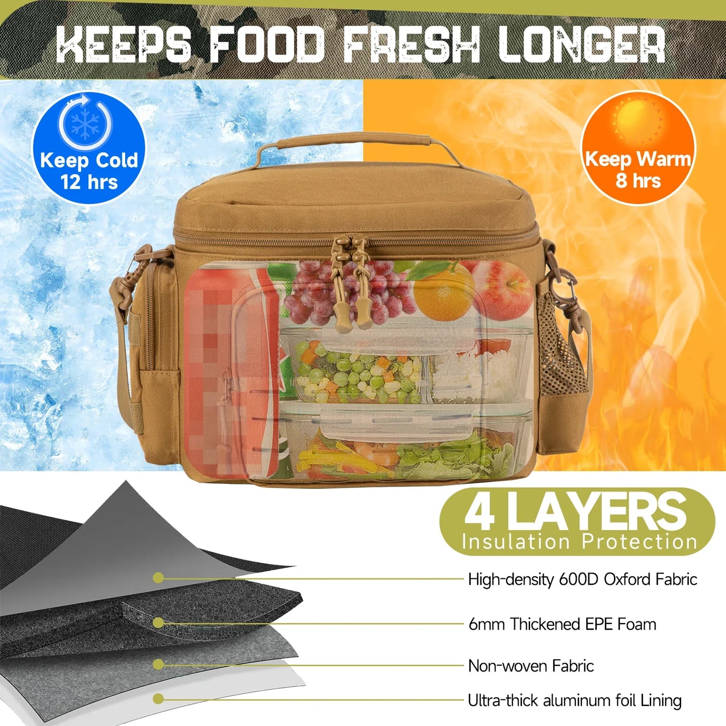 Heavy Duty Insulated Lunch Box