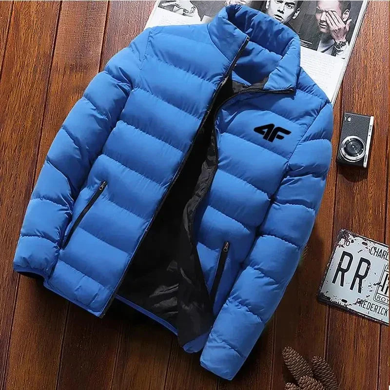 Lightweight Stand-Up Collar Men’s Winter Coat