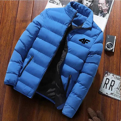 Lightweight Stand-Up Collar Men’s Winter Coat