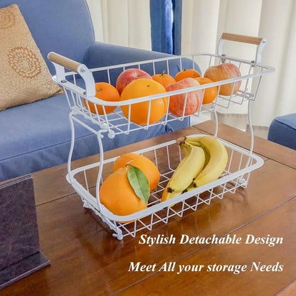 Kitchen Countertop Fruit Basket